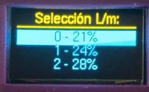 Seleccion FiO2 - L/m